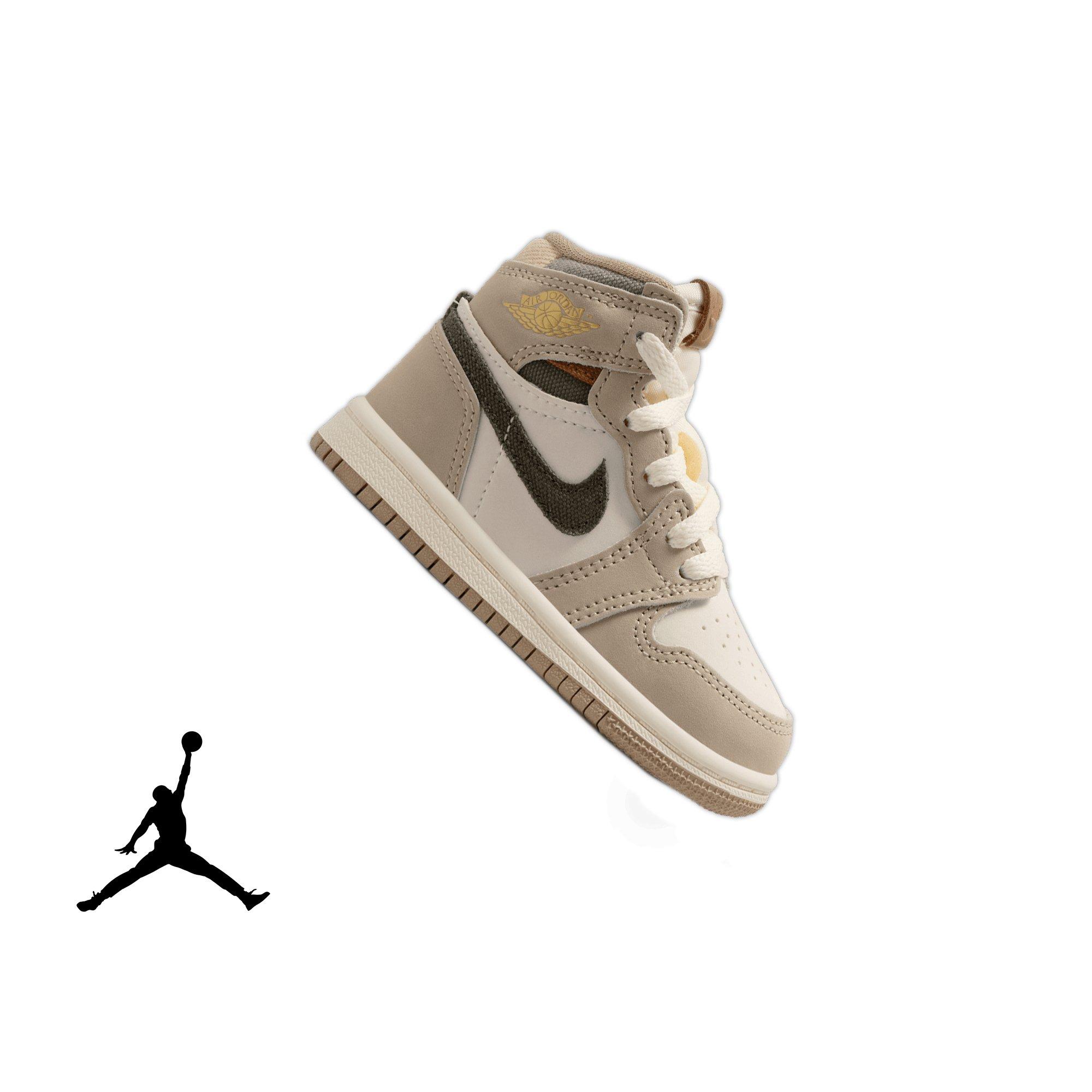 Jordan 1 Retro High OG "Khaki" Toddler Girls' Shoe - SAIL/CARGO KHAKI
